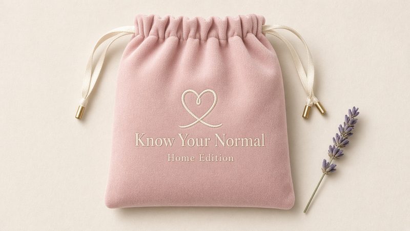 Blush velvet drawstring bag design preview