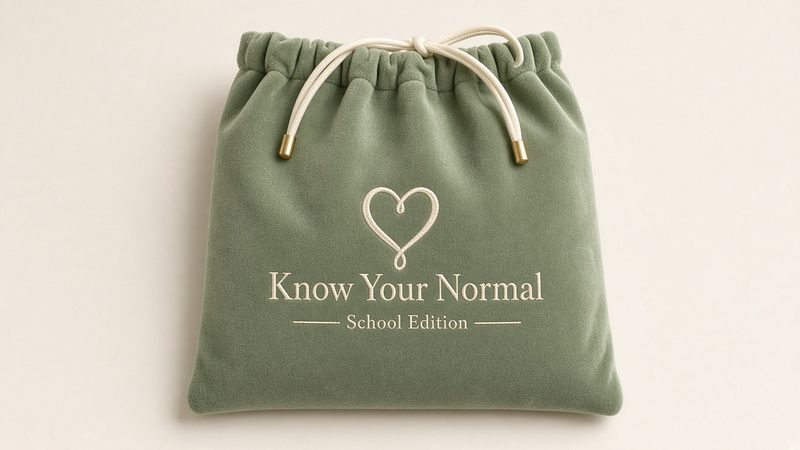 Sage velvet drawstring bag design preview